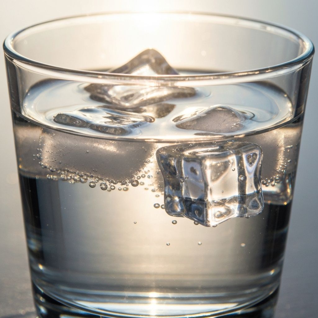 Glass of water representing hydration